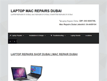 Tablet Screenshot of laptoprepairsdubai.com